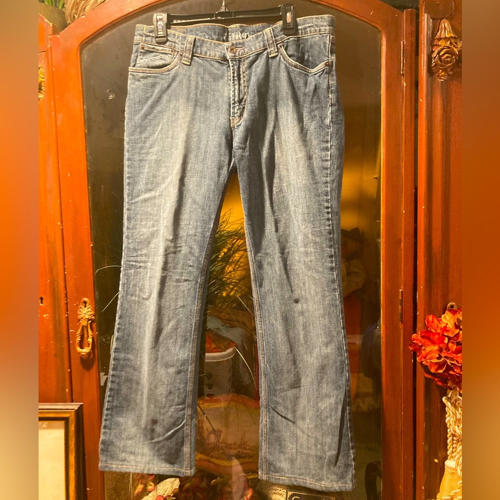 Petrol Heartbreaker Full Loop Denim Blue Jeans Blingy Pockets Size 14